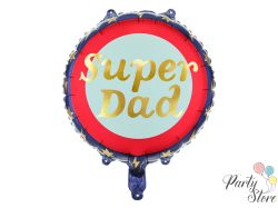 Фолиев балон Super Dad 45см микс