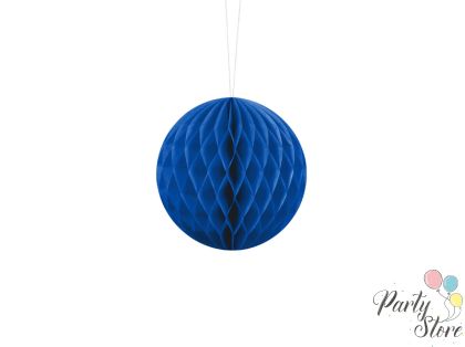 Топка тип „пчелна пита“, синя, 10 см