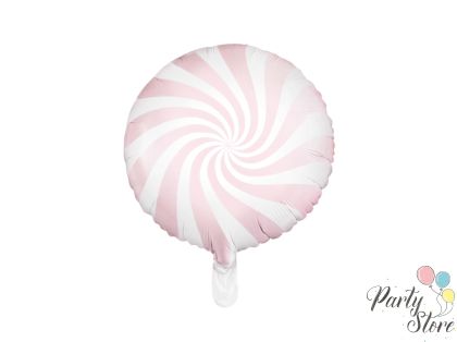 Фолиев балон candy 35см светло розово