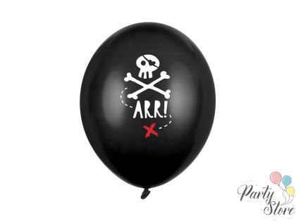 Балони 30см Pirates Party Pastel Black (1 пкт. / 6 бр.)