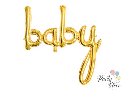 Фолиев балон Baby златен 73.5x75.5см