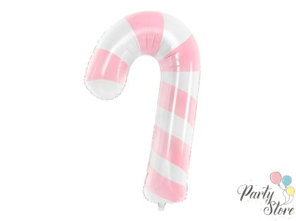 Фолиев балон Candy cane 50x82 см розов