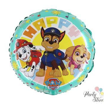 Фолиев балон Фигура Пес Патрул 45 см Happy