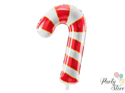 Фолиев балон Candy cane 50x82см червен