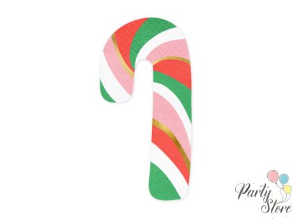 Салфетки Candy cane микс 8x15.5cm (1 пкт. / 20 бр.)