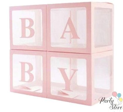 Комплект розови кутии BABY