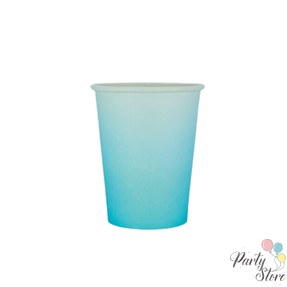 Xартиена чаша синя 9OZ (1 пкт. / 8 бр.)