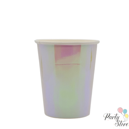 Хартиена чаша 3D розова (1 пкт. / 8 бр.)