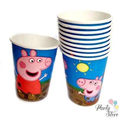Хартиени чаши Пепа Пиг (1 пкт. / 8 бр.) Peppa Pig