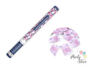 Оръдие с конфети с банкноти от 500 евро, микс, 60 см