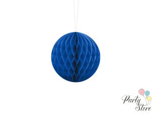 Топка тип „пчелна пита“, синя, 10 см