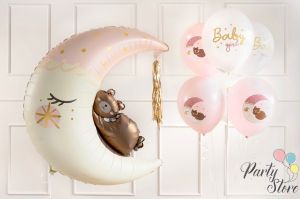 Балони 30 см, Бебе момиче, микс (1 пкт. / 50 бр.)