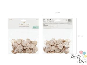 Розови листенца, бежови (1 пкт. / 100 бр.)