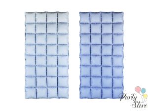Завеса от фолио балони, синьо омбре 72x143 см