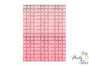 Завеса от фолио балони, розово омбре 72x143 см
