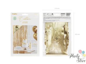 Златна фолиева парти завеса 100x200 см