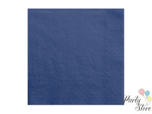 Салфетки 3 пласта тъмносини 33x33 см (1 пкт. / 20 бр.)