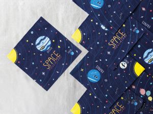 Салфетки Space Party 33x33см (1 пкт. / 20 бр.)