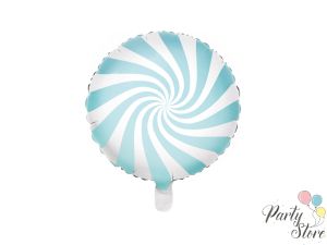 Фолиев балон candy 35см светло синьо