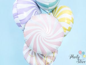 Фолиев балон candy 35см светло розово