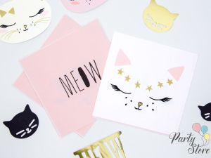 Салфетки Коте 33х33см  (1 пкт. / 20 бр.)