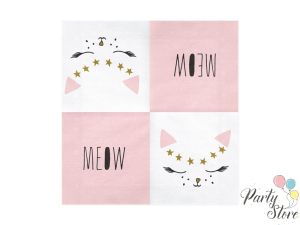 Салфетки Коте 33х33см  (1 пкт. / 20 бр.)