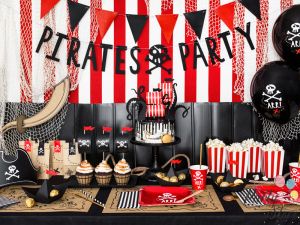 Хартиени декорации Pirates Party - Лодки 19x10x14cm  (1 пкт. / 6 бр.)
