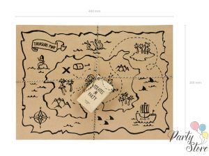 Хартиени подложки Pirates Party 40х30см (1 пкт. / 6 бр.)