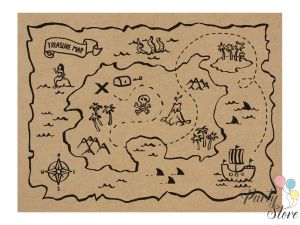 Хартиени подложки Pirates Party 40х30см (1 пкт. / 6 бр.)
