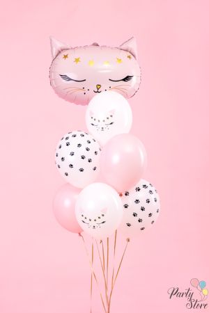 Балони 30 см котка микс  (1 пкт. / 6 бр.)