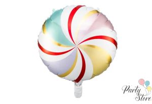 Фолиев балон Candy 35см микс