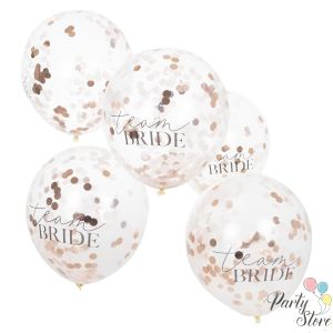 Балони с конфети Bride Hen Party 12" (1 пкт. / 5 бр.)