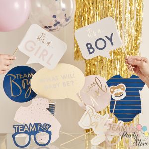 Реквизит за снимки Baby Shower Party (1 пкт. / 10 бр.)
