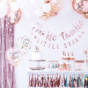Лента Baby Boy Baby Shower син 10х75см