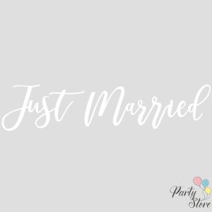 Стикер за кола Just Married 60 см (L)