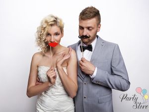 Фото реквизит Устни (1 пкт. / 6 бр.)