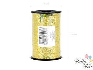 Декоративна лента златна 5мм/225м