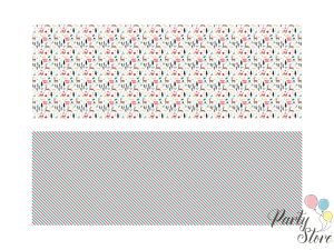 Опаковъчна хартия Merry Xmas микс 70x200cm (1 пкт. / 2 бр.)