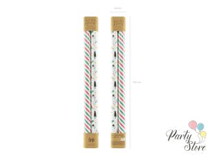 Опаковъчна хартия Merry Xmas микс 70x200cm (1 пкт. / 2 бр.)