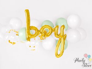 Фолиев балон Boy златен 63.5x74см