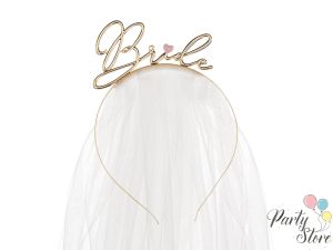 Лента за глава Bride златисто