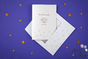 Картичка Звезда, 10.5х14.8см