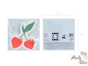 Салфетки Череши микс 13,5х16см (1 пкт. / 20 бр.)