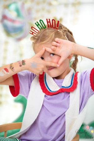 Лента за глава ХО ХО ХО! микс 17,5х20см
