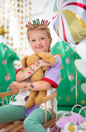 Лента за глава ХО ХО ХО! микс 17,5х20см