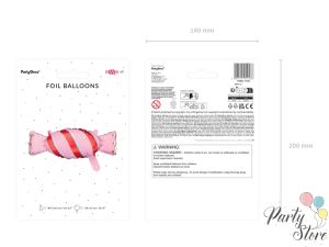 Фолиев балон Candy микс 40x16,5 см (1 пкт. / 5 бр.)