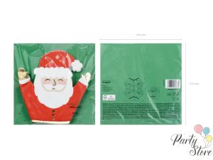 Салфетки Santa Claus микс 16x15cm (1 пкт. / 20 бр.)