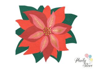 Салфетки Poinsettia микс 14.5x15.5cm (1 пкт. / 20 бр.)