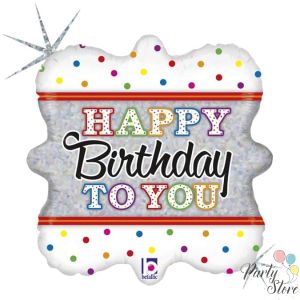 Балон Happy Birthday to you 45см.