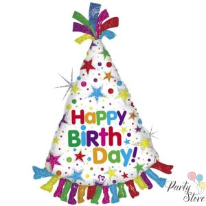 Балон Шапка Happy Birthday 60/80 см.